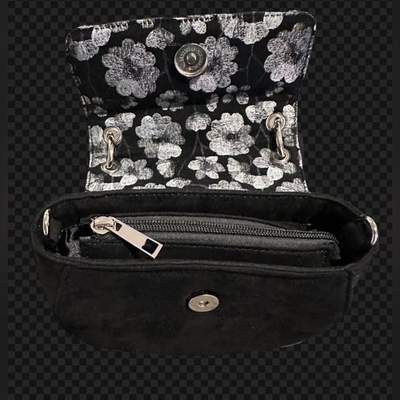 Brand New Ruby Shoo Suede Mini Suede Purse W/Attachable Suede Shoulder Strap - Picture 3 of 5